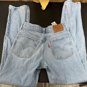 587.  Levi's 501’s Light Blue Straight Leg Jeans